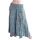 Luxusní kalhotová sukně tyrkysová kal1647