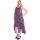 Hedvábně lehké hippie boho šaty z Indie fialové XL sty1003